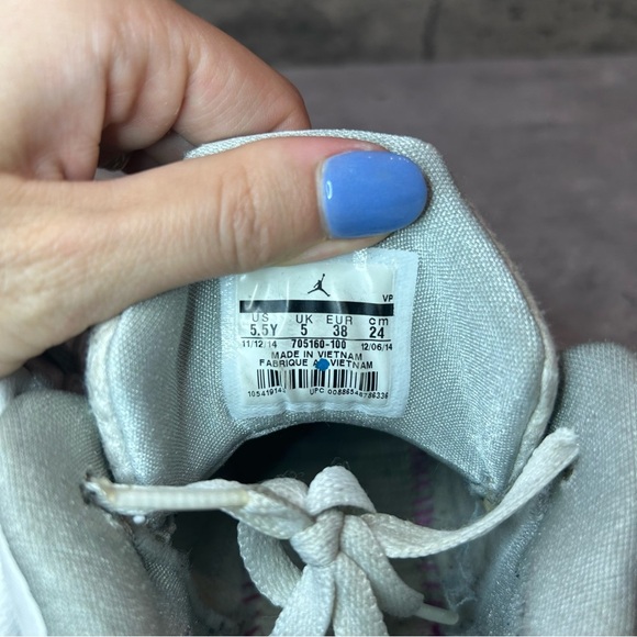 Nike Air Jordan Flight Origin Sneakers Womens sz 7 - white/grey - Picture 7 of 7